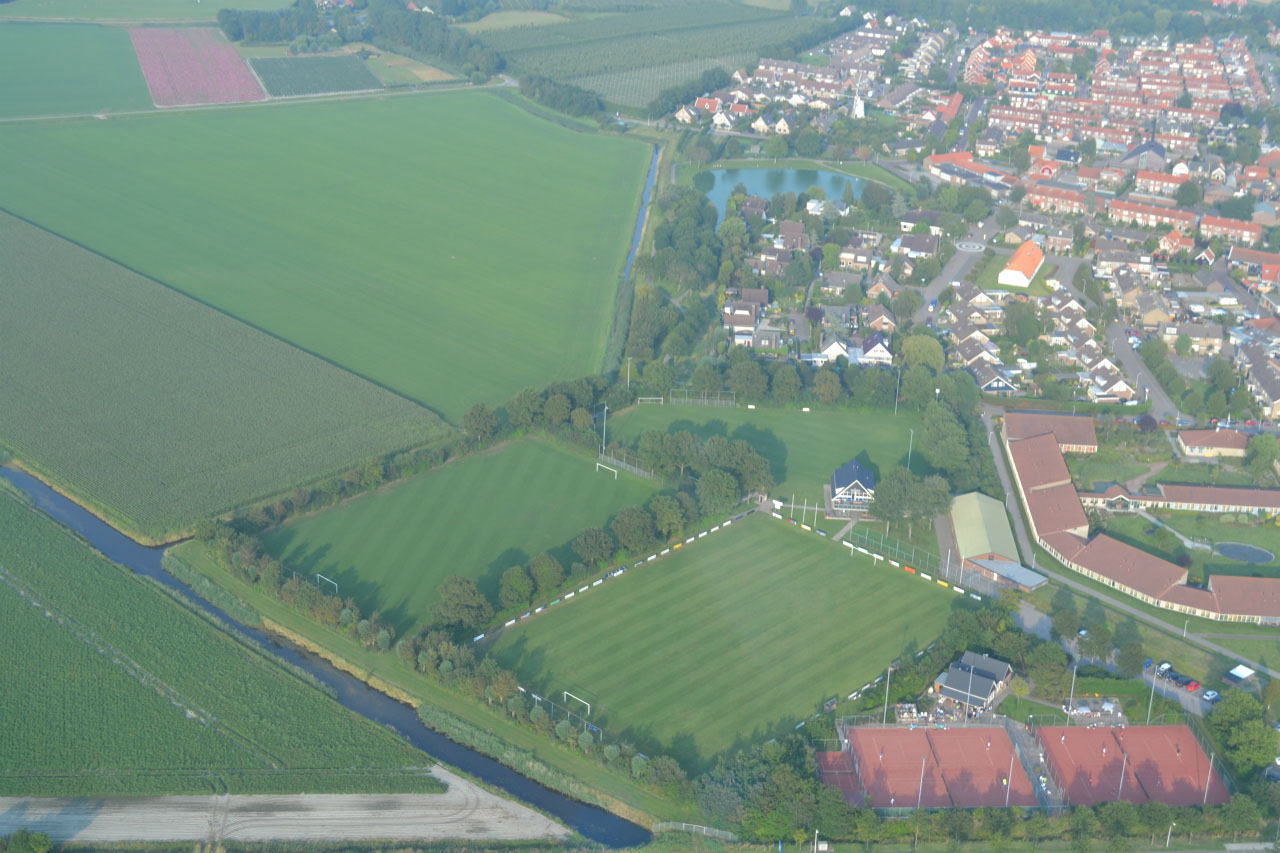 Luchtfoto sportpark Het Springer