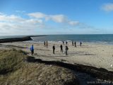 Strandtraining S.K.N.W.K. JO17-1 en JO17-2 van zaterdag 10 februari  2018 (1/163)