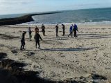 Strandtraining S.K.N.W.K. JO17-1 en JO17-2 van zaterdag 10 februari  2018 (4/163)