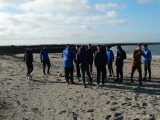 Strandtraining S.K.N.W.K. JO17-1 en JO17-2 van zaterdag 10 februari  2018 (11/163)