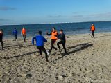 Strandtraining S.K.N.W.K. JO17-1 en JO17-2 van zaterdag 10 februari  2018 (61/163)