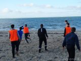 Strandtraining S.K.N.W.K. JO17-1 en JO17-2 van zaterdag 10 februari  2018 (78/163)