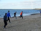 Strandtraining S.K.N.W.K. JO17-1 en JO17-2 van zaterdag 10 februari  2018 (80/163)