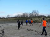 Strandtraining S.K.N.W.K. JO17-1 en JO17-2 van zaterdag 10 februari  2018 (94/163)