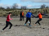 Strandtraining S.K.N.W.K. JO17-1 en JO17-2 van zaterdag 10 februari  2018 (102/163)