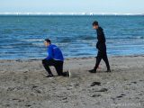 Strandtraining S.K.N.W.K. JO17-1 en JO17-2 van zaterdag 10 februari  2018 (112/163)