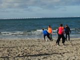 Strandtraining S.K.N.W.K. JO17-1 en JO17-2 van zaterdag 10 februari  2018 (137/163)