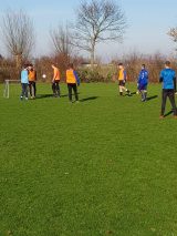 Gezamenlijke training S.K.N.W.K. 2 en JO19-1 zaterdag 19-01-2019 (30/33)