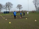 Gezamenlijke training S.K.N.W.K., JO11-1 en JO12-1 van zaterdag 2 maart 2019 (21/155)