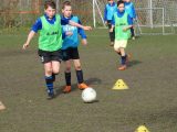 Gezamenlijke training S.K.N.W.K., JO11-1 en JO12-1 van zaterdag 2 maart 2019 (73/155)