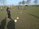 Gezamenlijke training S.K.N.W.K., JO11-1 en JO12-1 van zaterdag 2 maart 2019 (85/155)