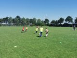 Laatste training S.K.N.W.K. JO11-1 van dit seizoen (56/110)