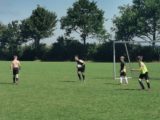 Laatste training S.K.N.W.K. JO11-1 van dit seizoen (76/110)