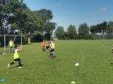 Laatste training S.K.N.W.K. JO11-1 van dit seizoen (81/110)