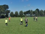 Laatste training S.K.N.W.K. JO11-1 van dit seizoen (83/110)