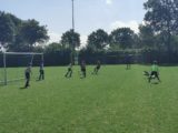 Laatste training S.K.N.W.K. JO11-1 van dit seizoen (96/110)