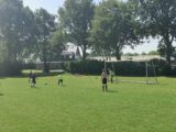 Laatste training S.K.N.W.K. JO11-1 van dit seizoen (99/110)