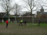 Onderlinge wedstrijd S.K.N.W.K. JO15-1 en JO17-1 (zaterdag 19 december 2020) (40/122)