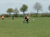 Onderlinge wedstrijd S.K.N.W.K. JO15-1 en JO17-1 (zaterdag 24 april 2021) (58/87)