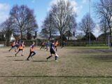 Onderlinge wedstrijd S.K.N.W.K. JO15-1 en JO17-1 (zaterdag 27 maart 2021) (58/100)